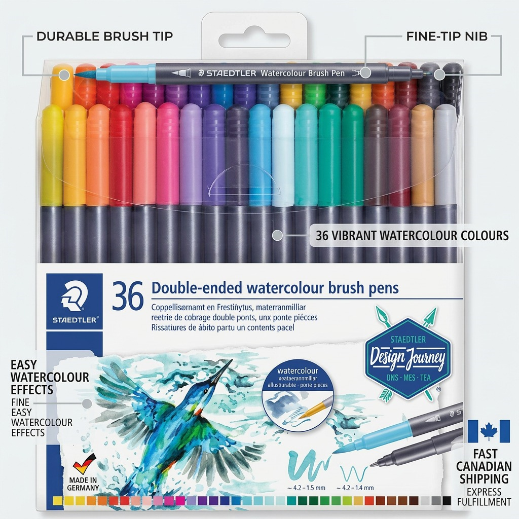 STAEDTLER 36 marqueurs aquarellables, réf. 3001-TB36-02 — vue du produit 6