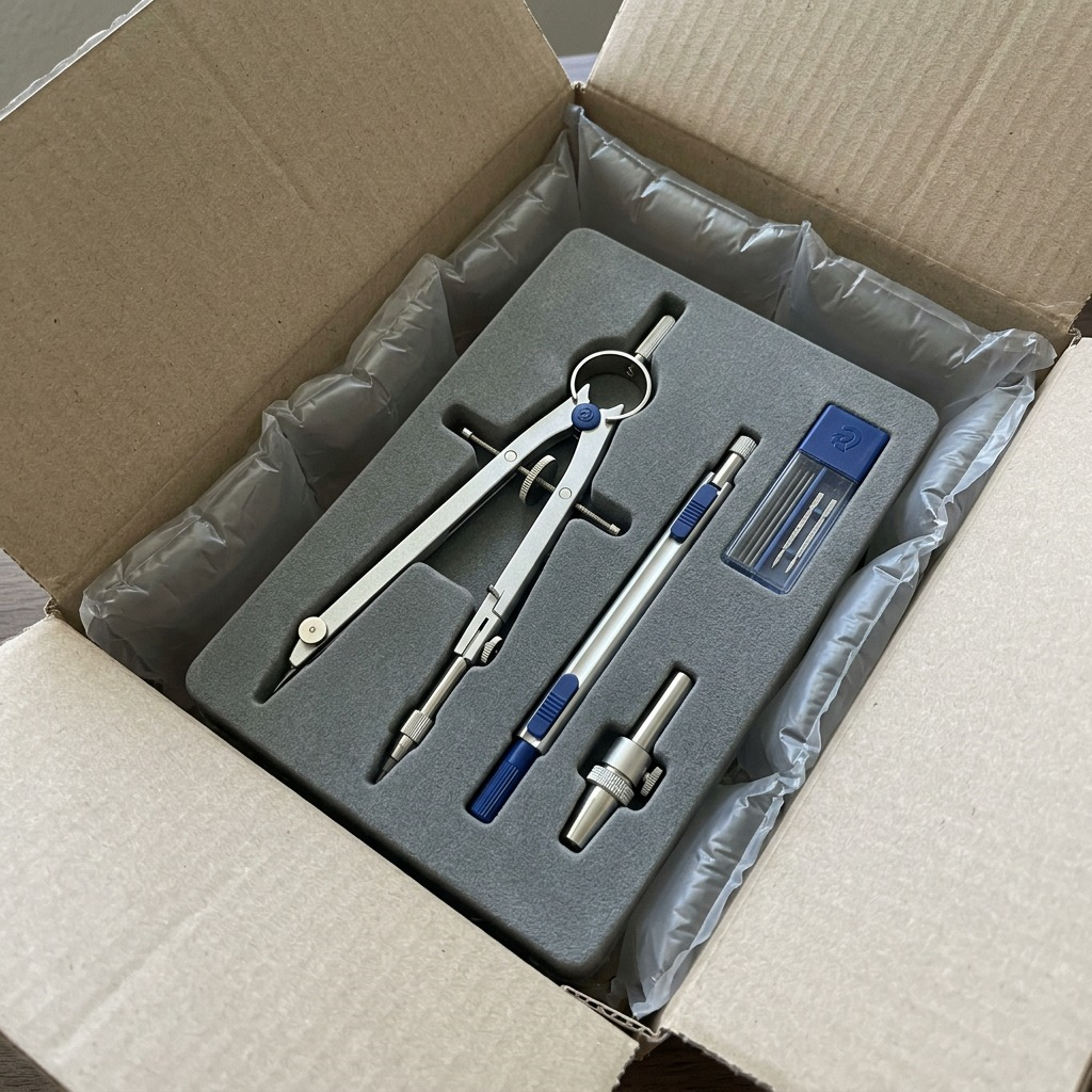 STAEDTLER Mars 551 Comfort – Compas avec rallonge, réf. 551-02-02 — vue de l’emballage