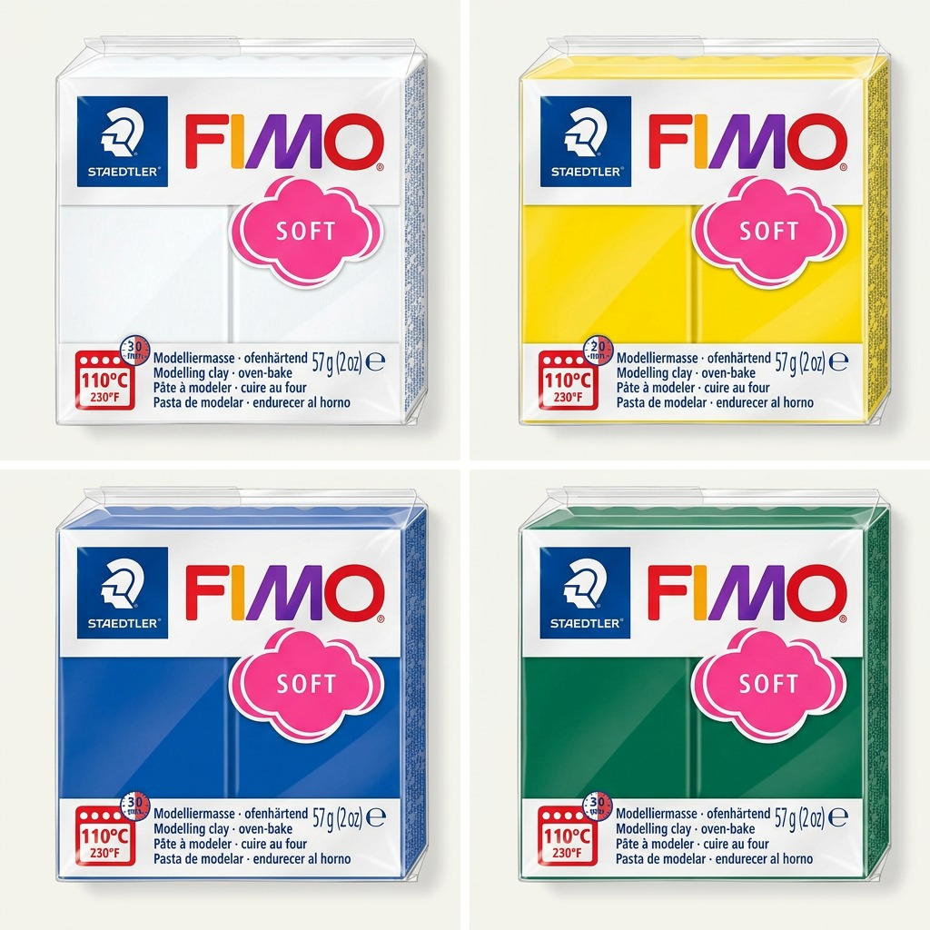 FIMO Soft – Pâte blanche 57 g, réf. 8020-0 — vue 5