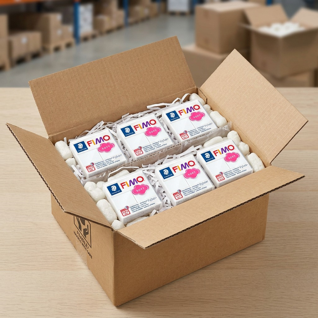 FIMO Soft – Pâte blanche 57 g, réf. 8020-0 — vue de l’emballage