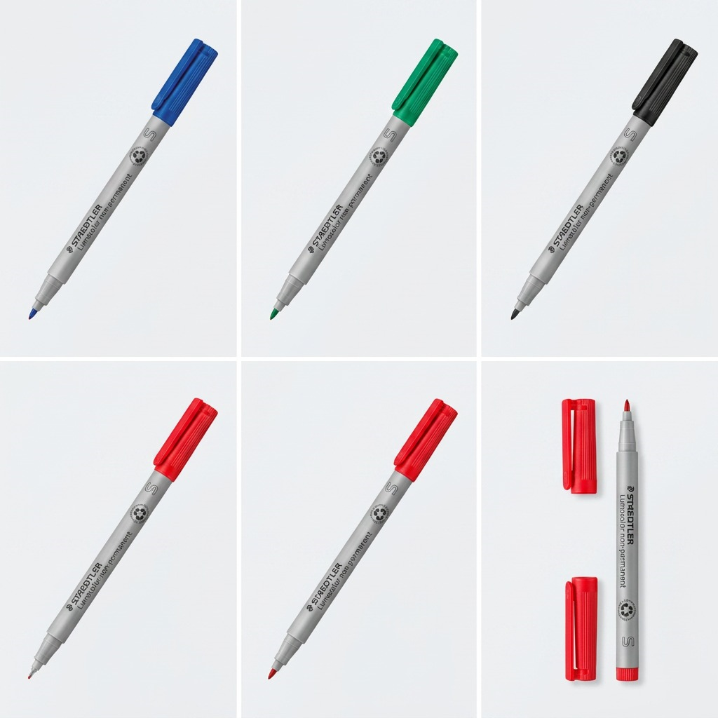 STAEDTLER Lumocolor – Marqueur permanent superfin rouge, réf. 311-2-10 — vue du produit 5