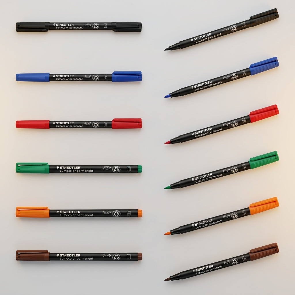 STAEDTLER Lumocolor – Marqueur permanent superfin noir, réf. 313-9-10 — vue du produit 5