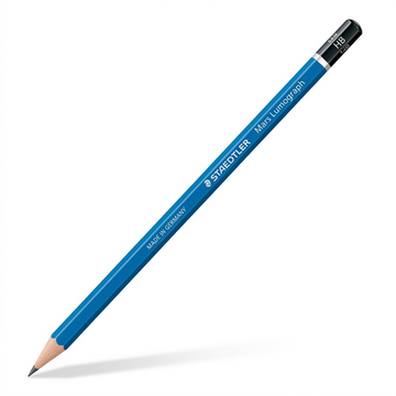 STAEDTLER Mars Lumograph – Crayon graphite HB, réf. 100-HB-M — vue du produit sur fond clair