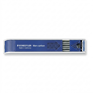 STAEDTLER Mars Lumograph – Mines 2 mm HB, réf. 200-HB-03 — gros plan des détails