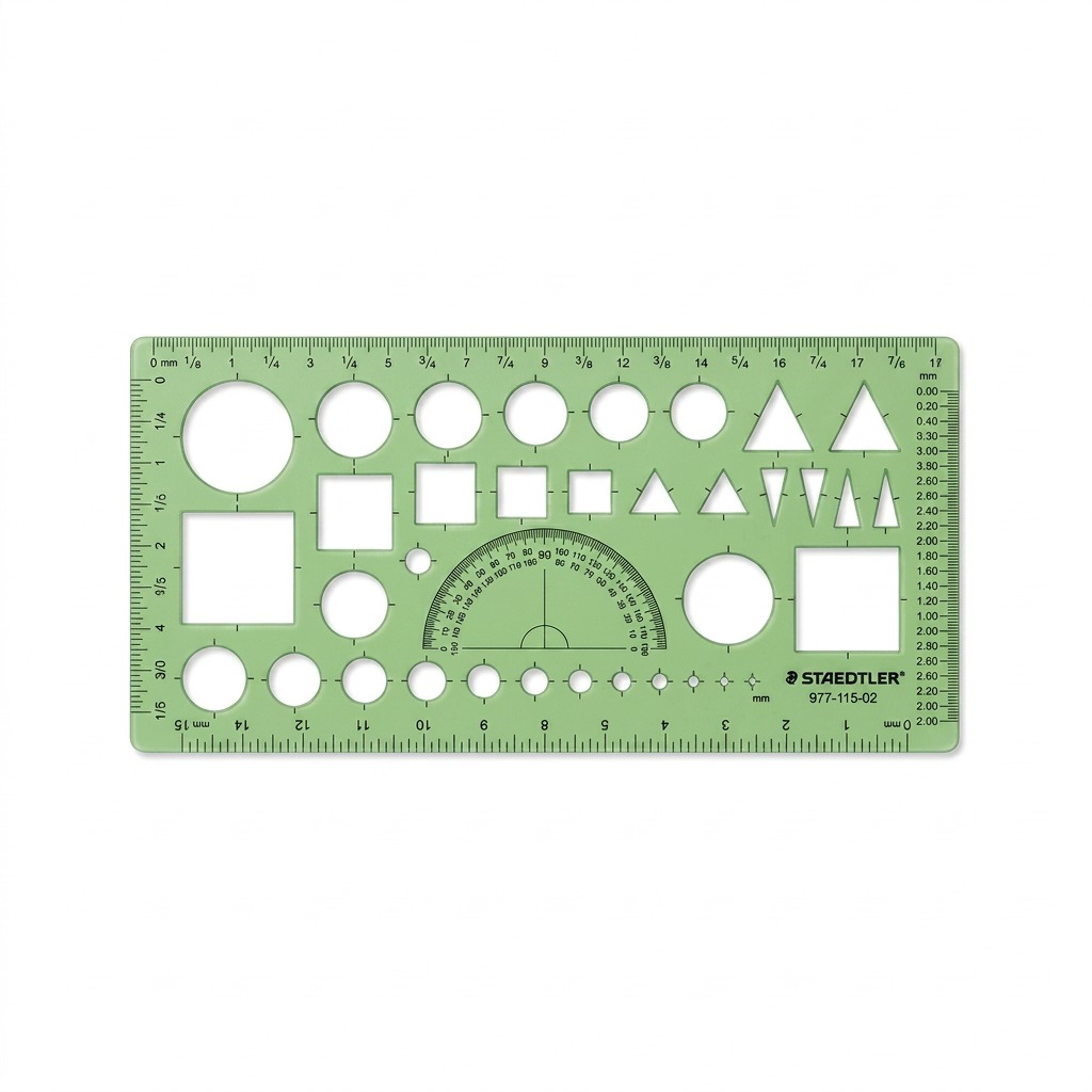 STAEDTLER – Gabarit technique, réf. 977-115-02 — vue 1