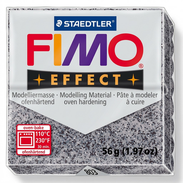 FIMO Effect – Pâte effet pierre granite 57 g, réf. 8020-803 — vue de l’emballage