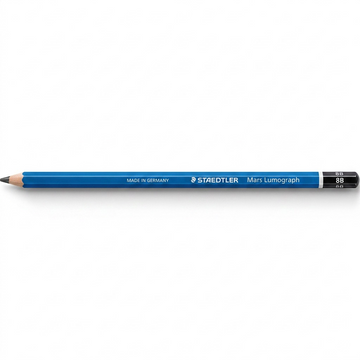 STAEDTLER Mars Lumograph – Crayon graphite 8B, réf. 100-8B-M — gros plan des détails