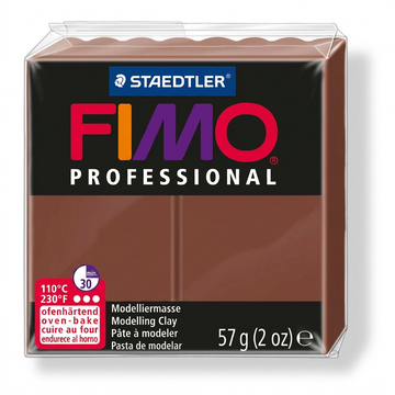 FIMO Professional – Pâte chocolat 57 g, réf. 8005-77 — vue de l’emballage