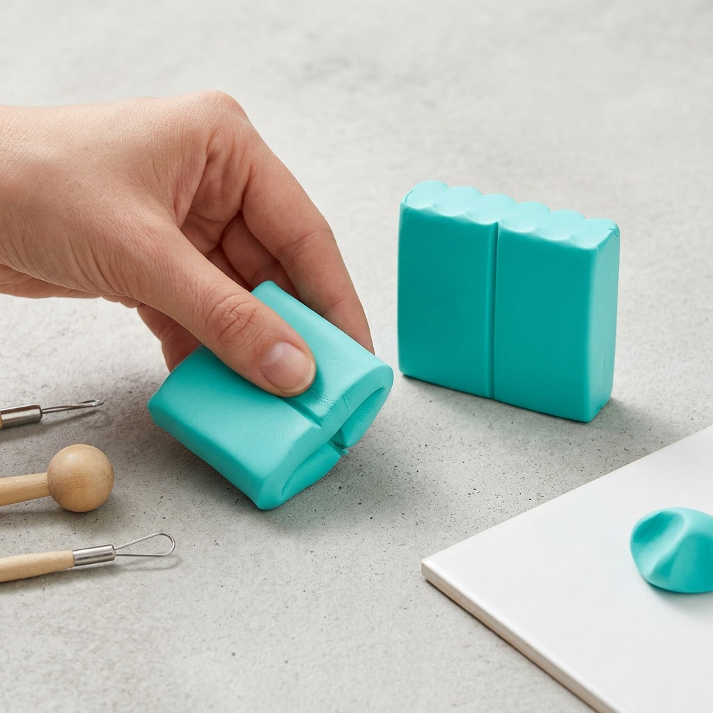 FIMO Soft – Pâte menthe poivrée 57 g, réf. 8020-39 — vue de l’emballage