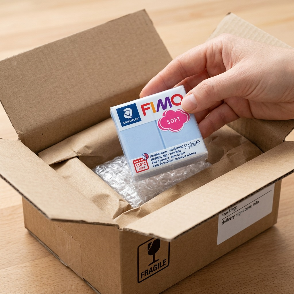 FIMO Soft – Pâte brise matinale 57 g, réf. 8020-T30 — vue de l’emballage