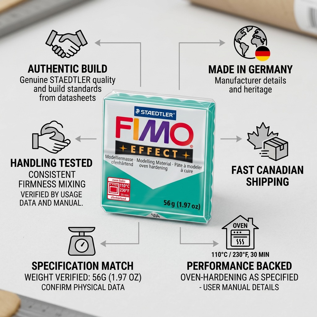 FIMO Effect – Pâte verte 57 g, réf. 8020-504 — vue 8