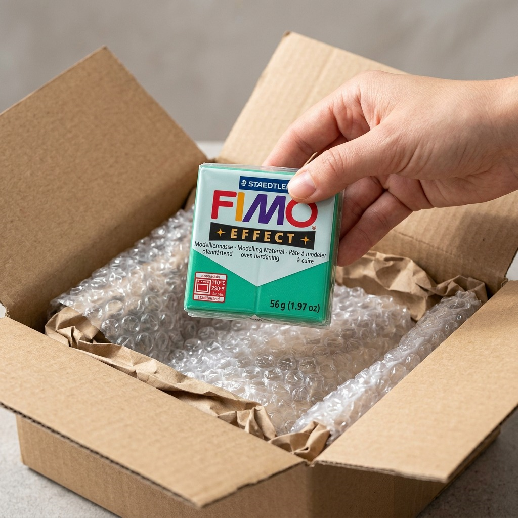 FIMO Effect – Pâte verte 57 g, réf. 8020-504 — détail du produit