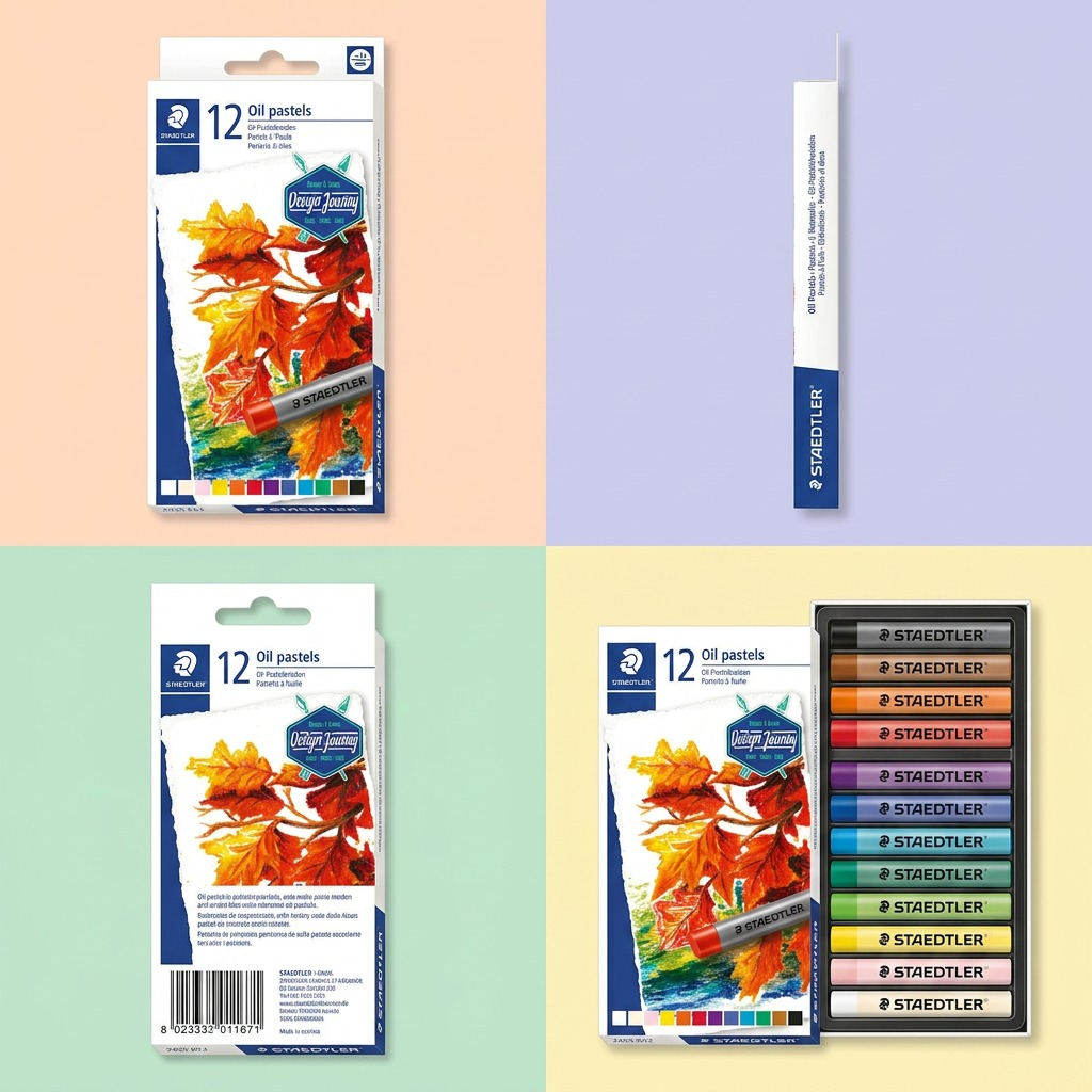 STAEDTLER 12 pastels à l’huile assortis, réf. 2420-C12-08 — vue du produit 5