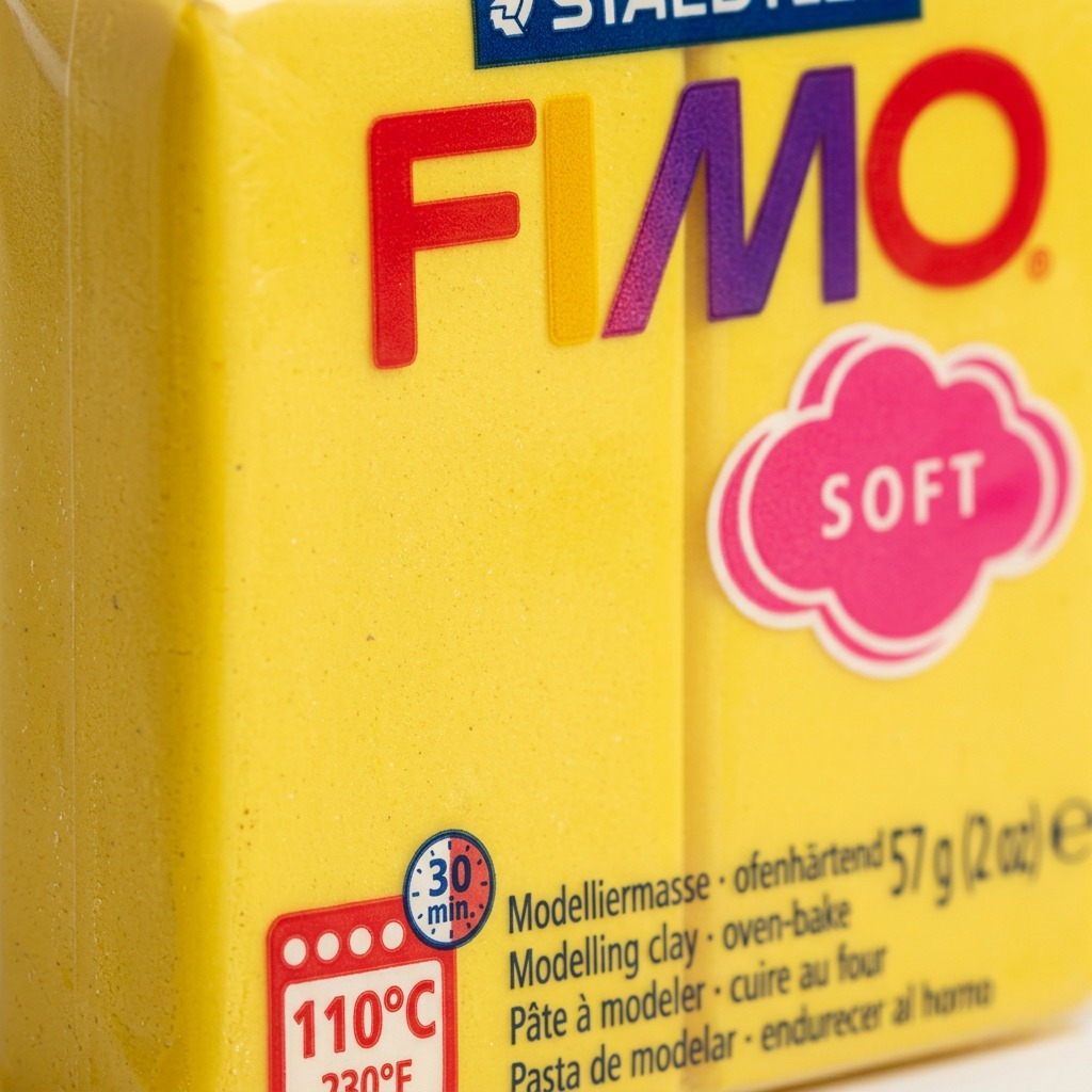 FIMO Soft – Pâte tournesol 57 g, réf. 8020-16 — vue rapprochée