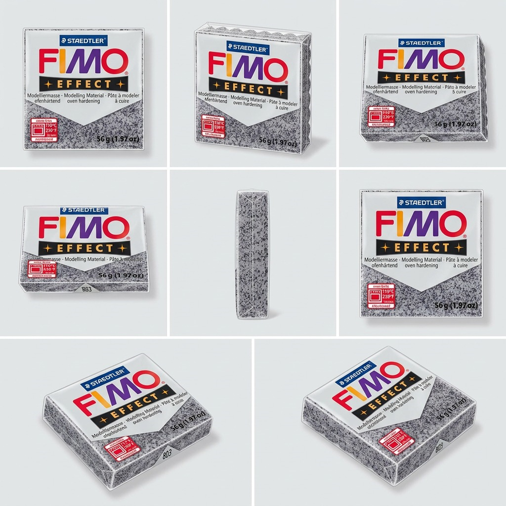 FIMO Effect – Pâte effet pierre granite 57 g, réf. 8020-803 — vue 5