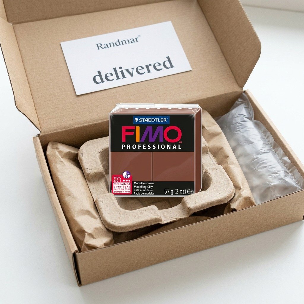 FIMO Professional – Pâte chocolat 57 g, réf. 8005-77 — vue de l’emballage