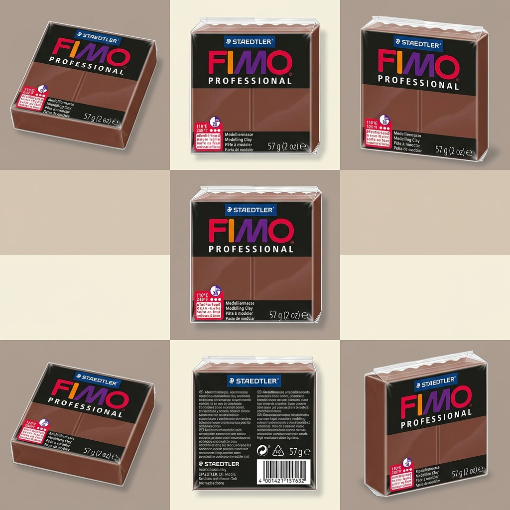 FIMO Professional – Pâte chocolat 57 g, réf. 8005-77 — vue 5