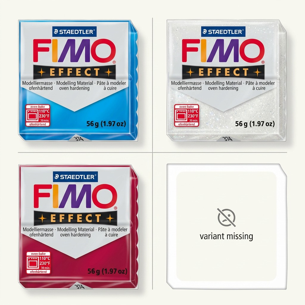 FIMO Effect – Pâte bleue 57 g, réf. 8020-374 — vue 5