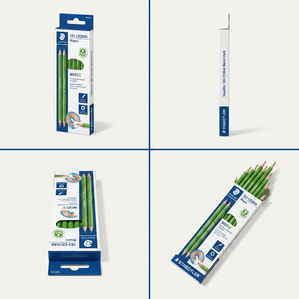 STAEDTLER Wopex – 20 crayons graphite, réf. 182-CD20A6 — vue du produit 5
