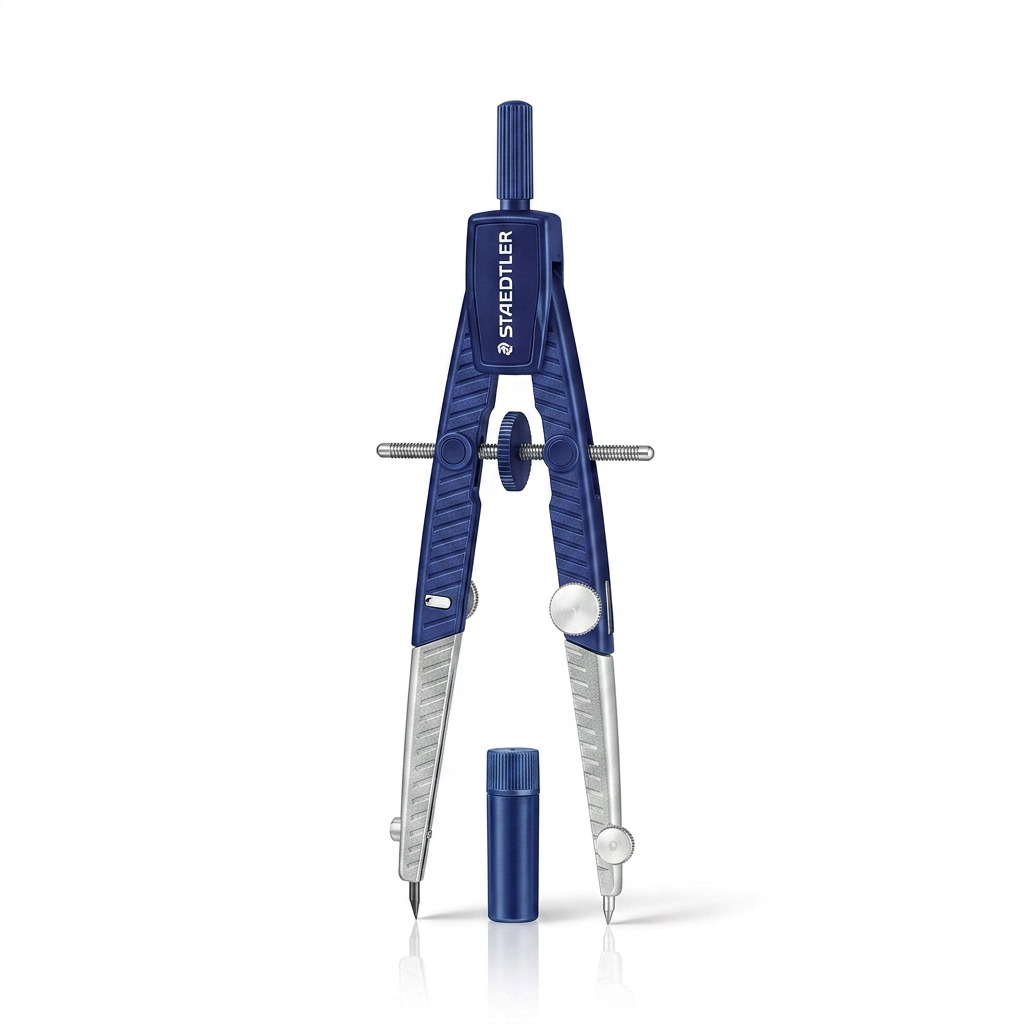 STAEDTLER – Compas 6 po à réglage précis, réf. 550-WP01A602 — vue sur fond clair
