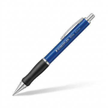 STAEDTLER Elite – Porte-mine 0,5 mm avec recharge, réf. 9705S-BK-03NA — vue sur fond clair