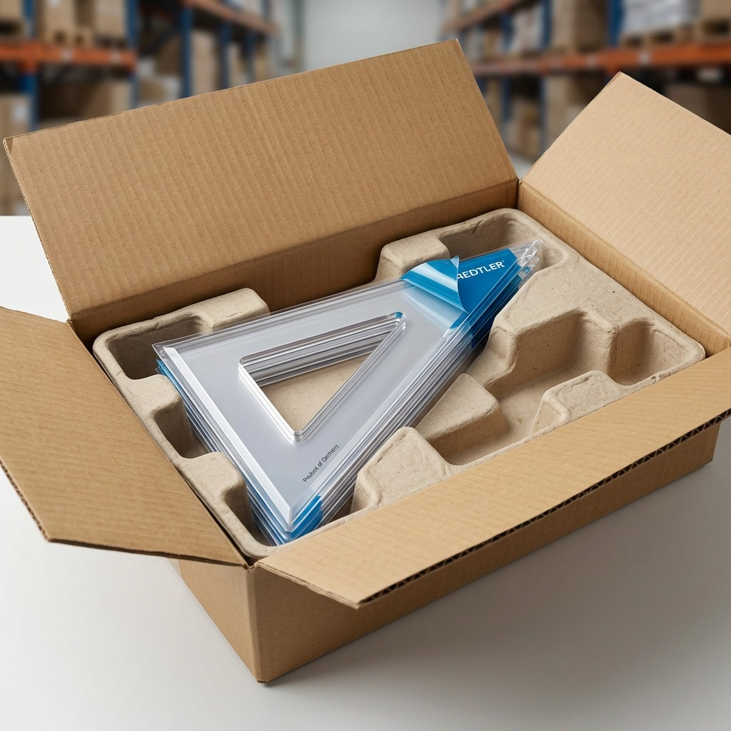STAEDTLER – Équerre transparente 10 po, 30°/60°, réf. 964-10-60A02NA — vue 7