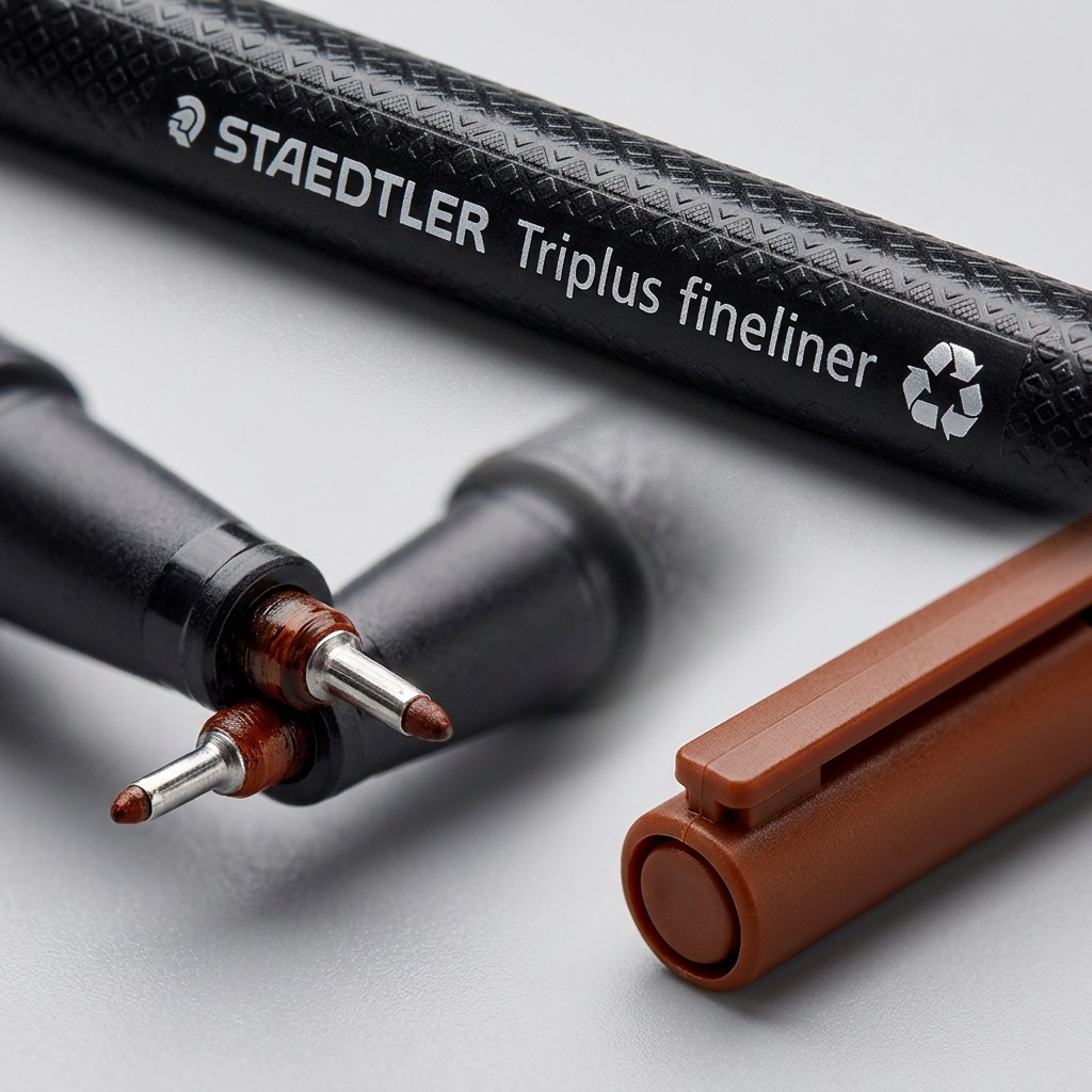 STAEDTLER triplus fineliner – Fineliner brun 0,3 mm, réf. 334-76-A7 — détail du produit