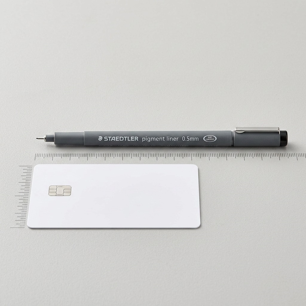STAEDTLER Pigment Liner – Fineliner noir 0,5 mm, réf. 308-05-9M — vue du produit 5