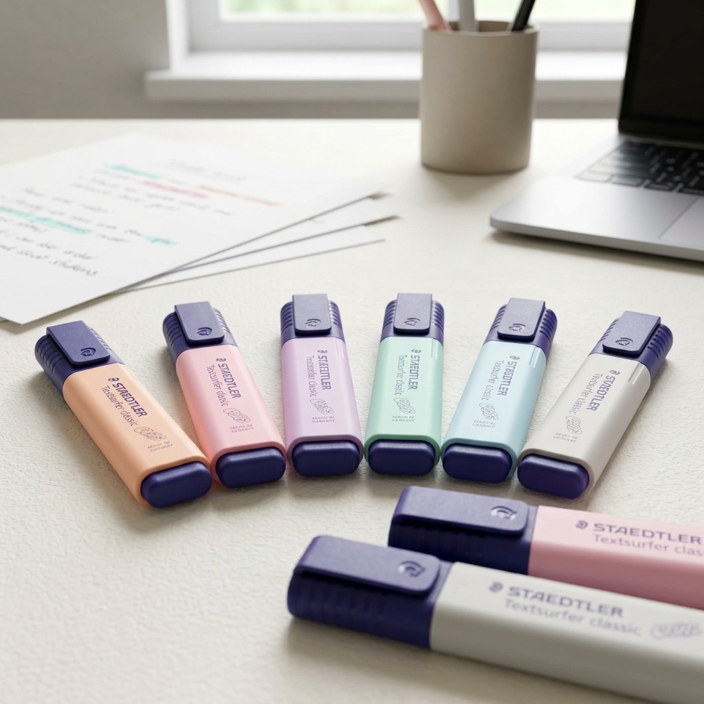 STAEDTLER Textsurfer classic – Lot de 6 surligneurs pastel, référence 364-CWP6PA — vue 4