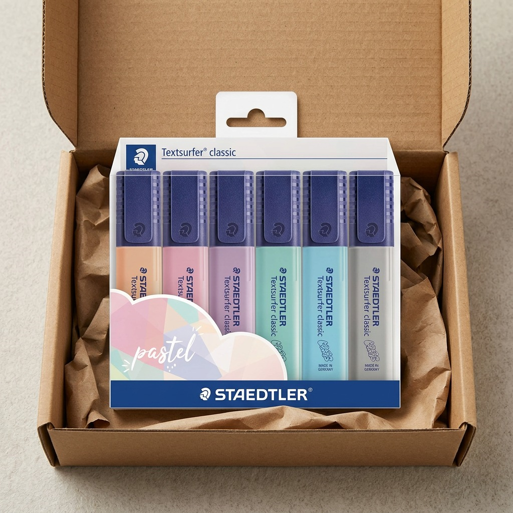 STAEDTLER Textsurfer classic – Lot de 6 surligneurs pastel, référence 364-CWP6PA — vue 7