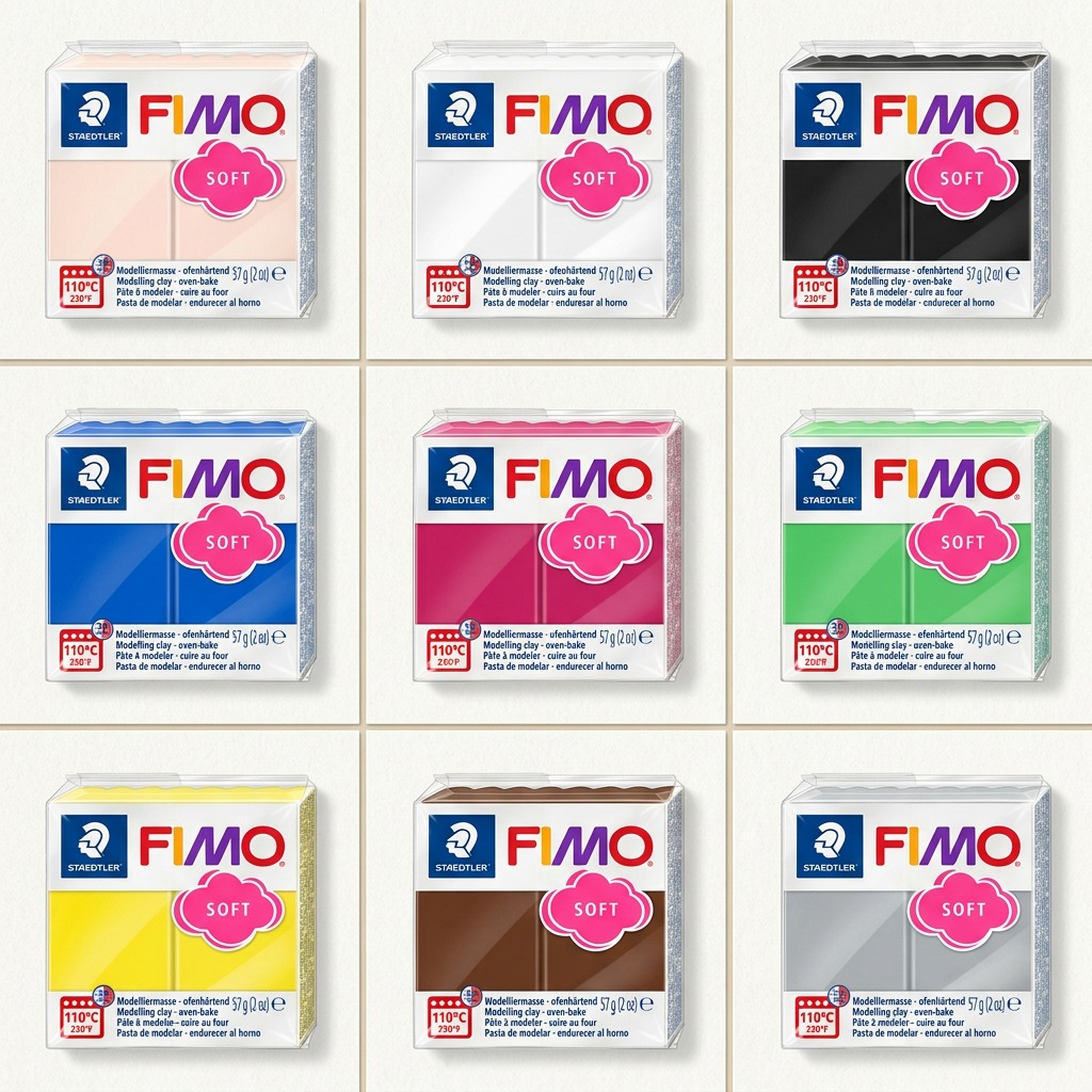 FIMO Soft – Pâte rose pâle 57 g, réf. 8020-43 — vue 5