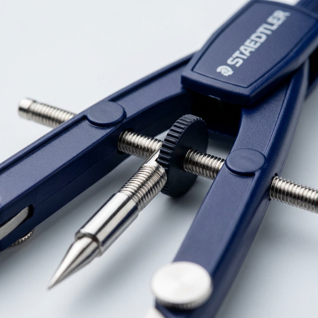 STAEDTLER – Compas 6 po à réglage précis, réf. 550-WP01A602 — vue rapprochée des détails