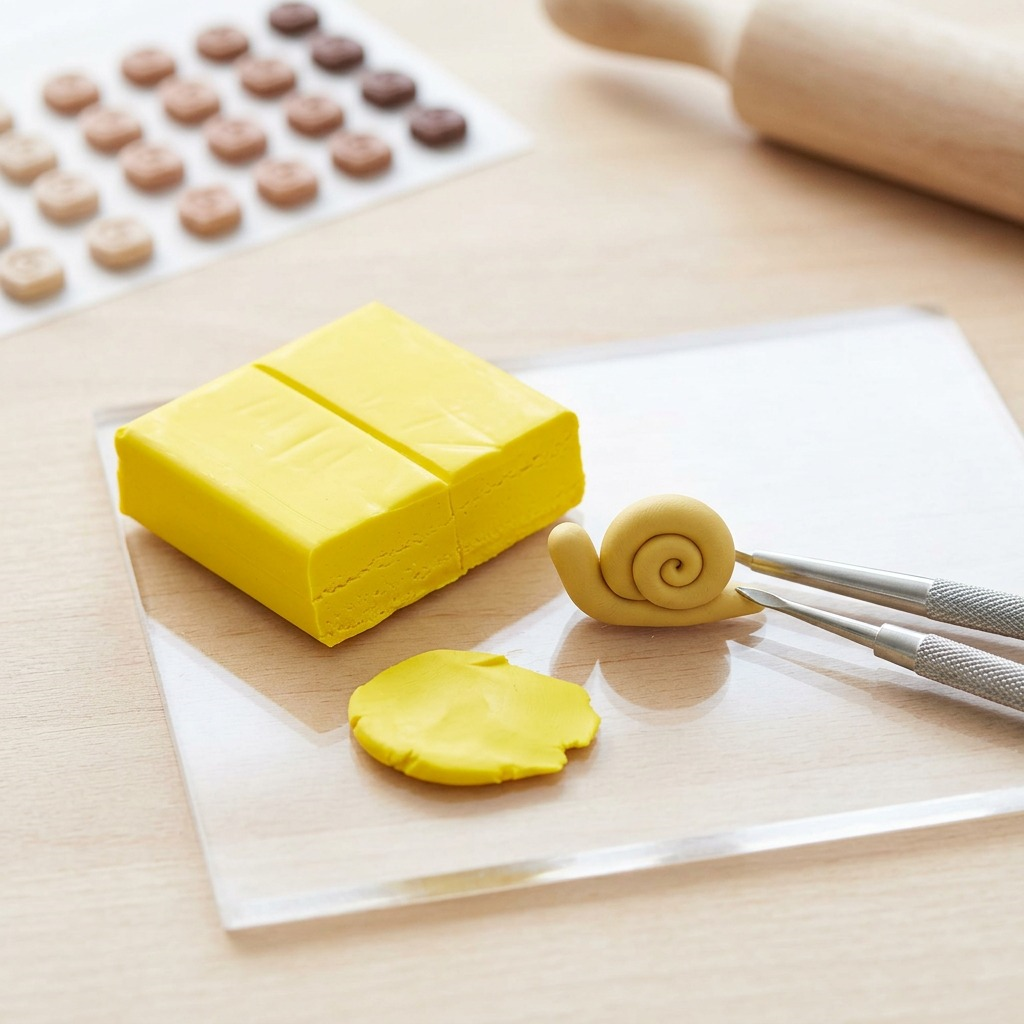 FIMO Professional – Pâte jaune pur 57 g, réf. 8005-100 — vue de l’emballage
