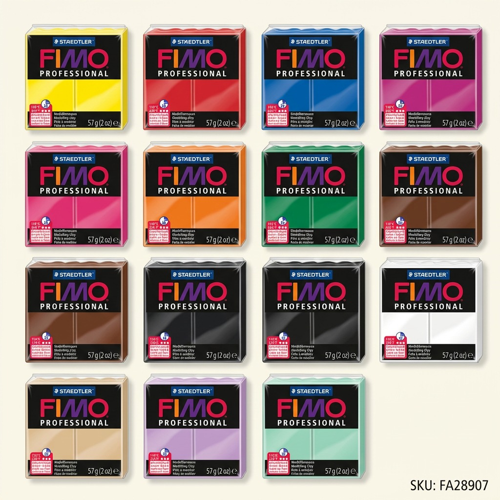 FIMO Professional – Pâte jaune pur 57 g, réf. 8005-100 — vue 5