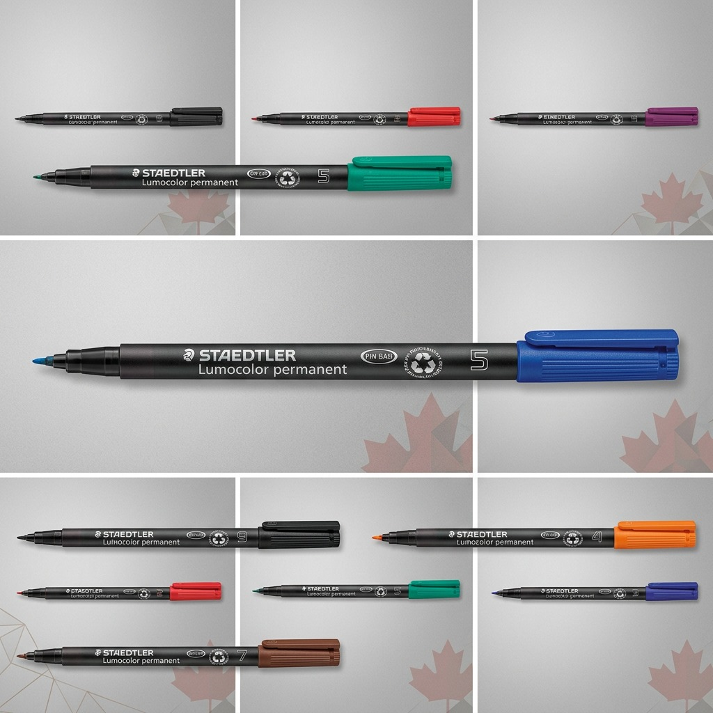 STAEDTLER Lumocolor – Marqueur permanent superfin vert, réf. 313-5-10 — vue du produit 5