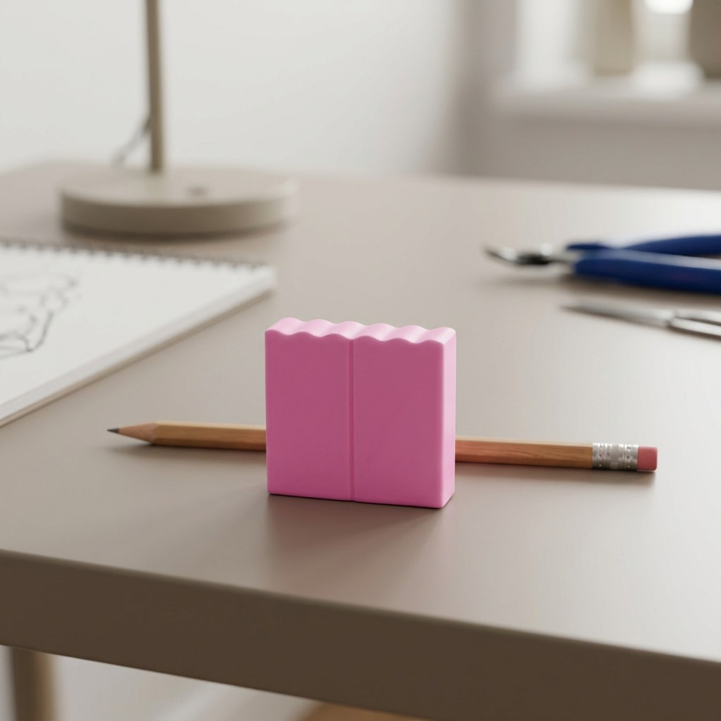 STAEDTLER Fimo Effect Neon Fuchsia 57g modeling clay stick hero shot on pure white backdrop.
