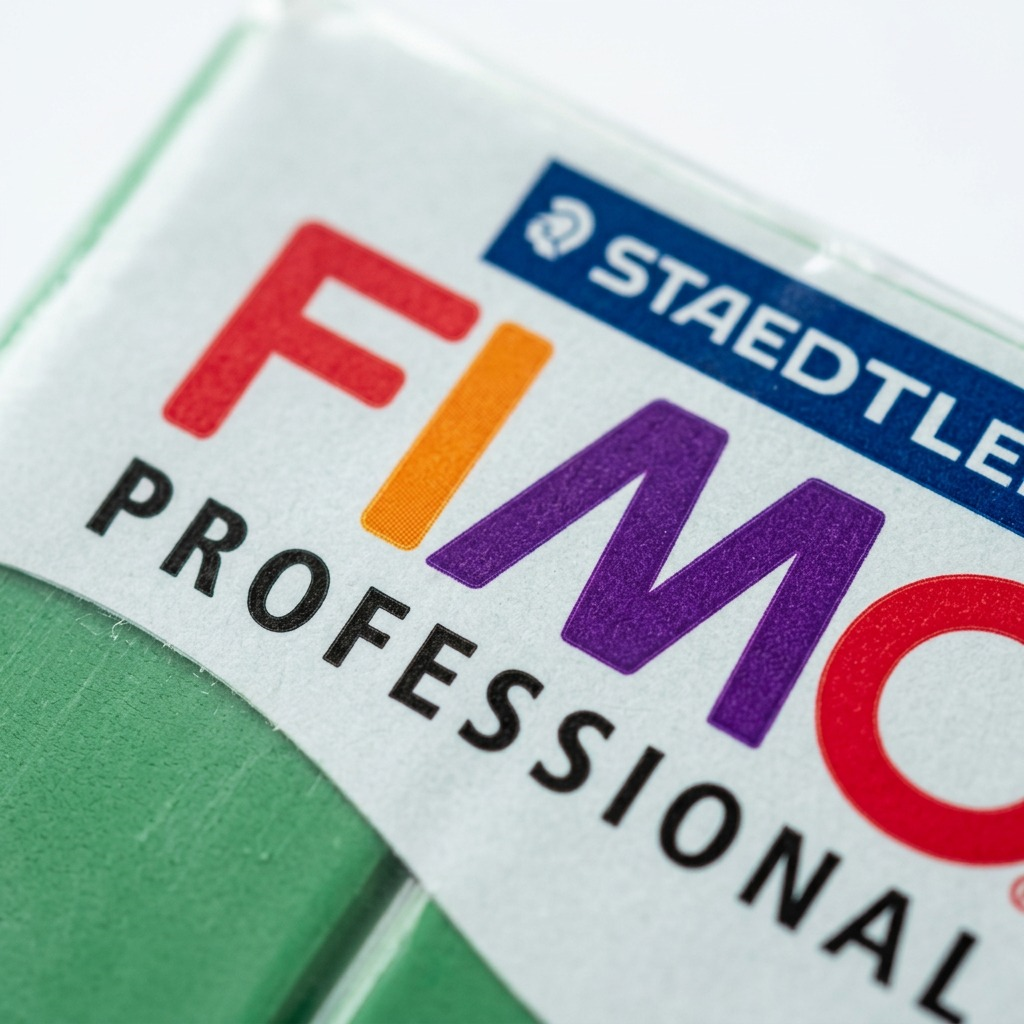 FIMO Professional – Pâte vert pur 57 g, réf. 8005-500 — vue rapprochée