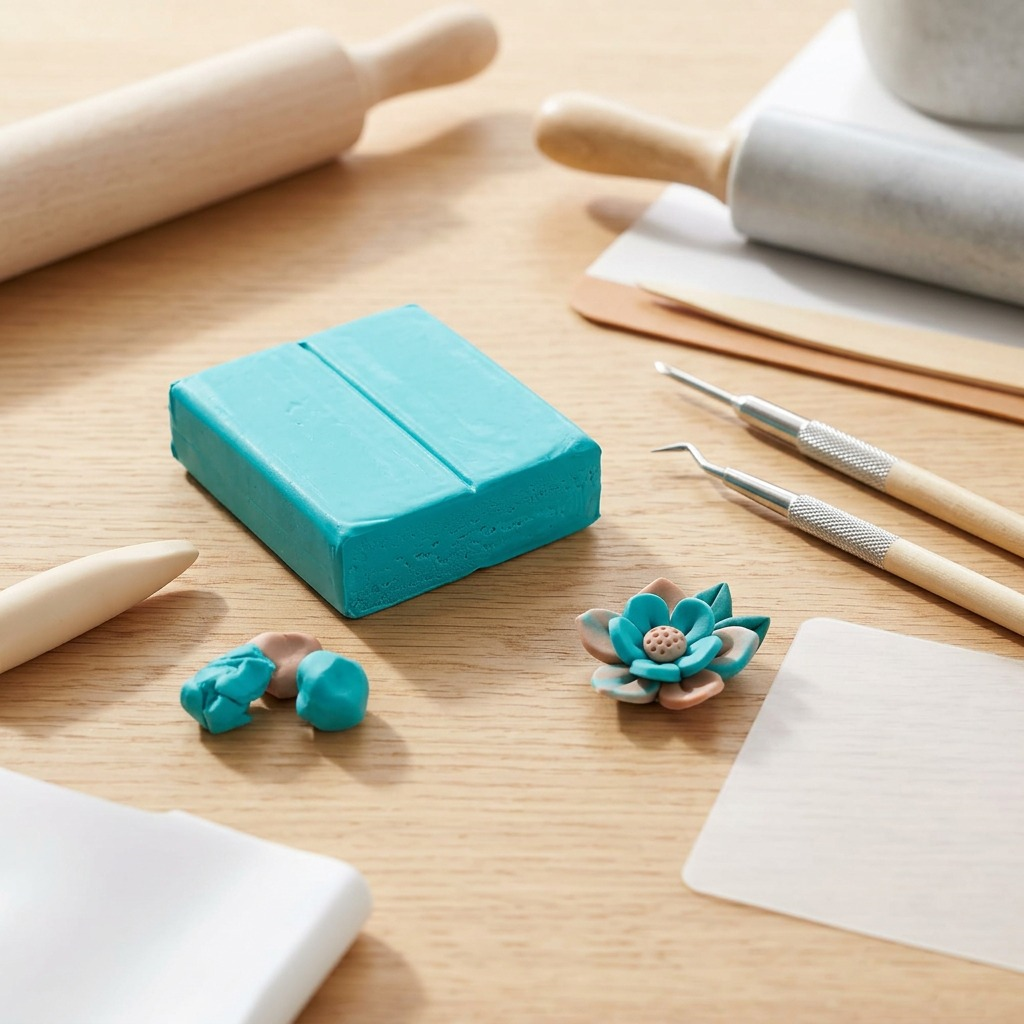 FIMO Professional – Pâte turquoise 57 g, réf. 8005-32 — vue 4
