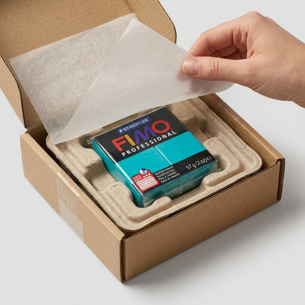 FIMO Professional – Pâte turquoise 57 g, réf. 8005-32 — vue de l’emballage