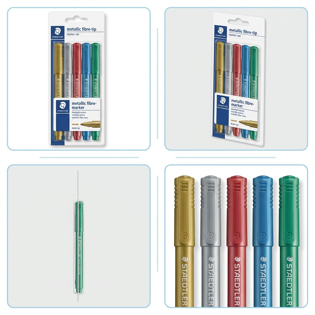 STAEDTLER – Lot de 5 marqueurs métal, réf. 8323TB5A6 — vue 5