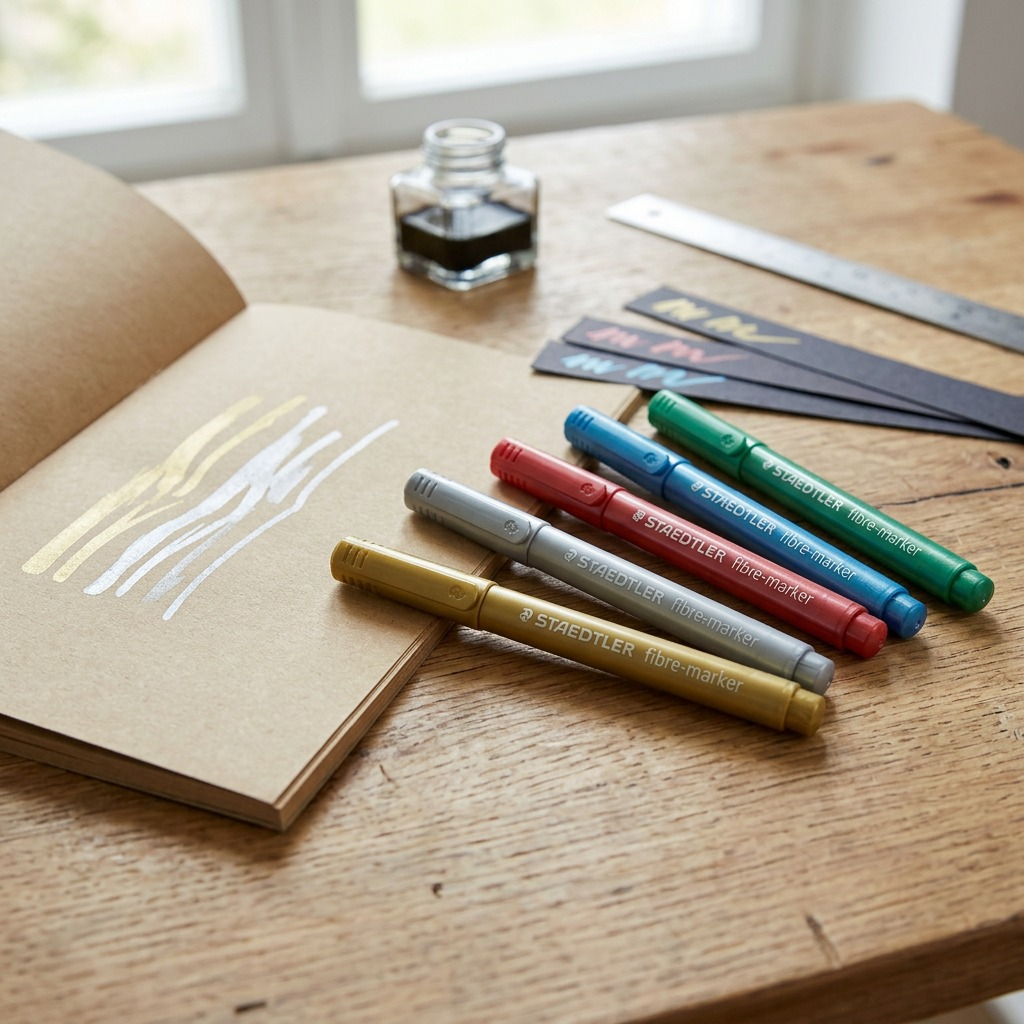 STAEDTLER – Lot de 5 marqueurs métal, réf. 8323TB5A6 — vue 4