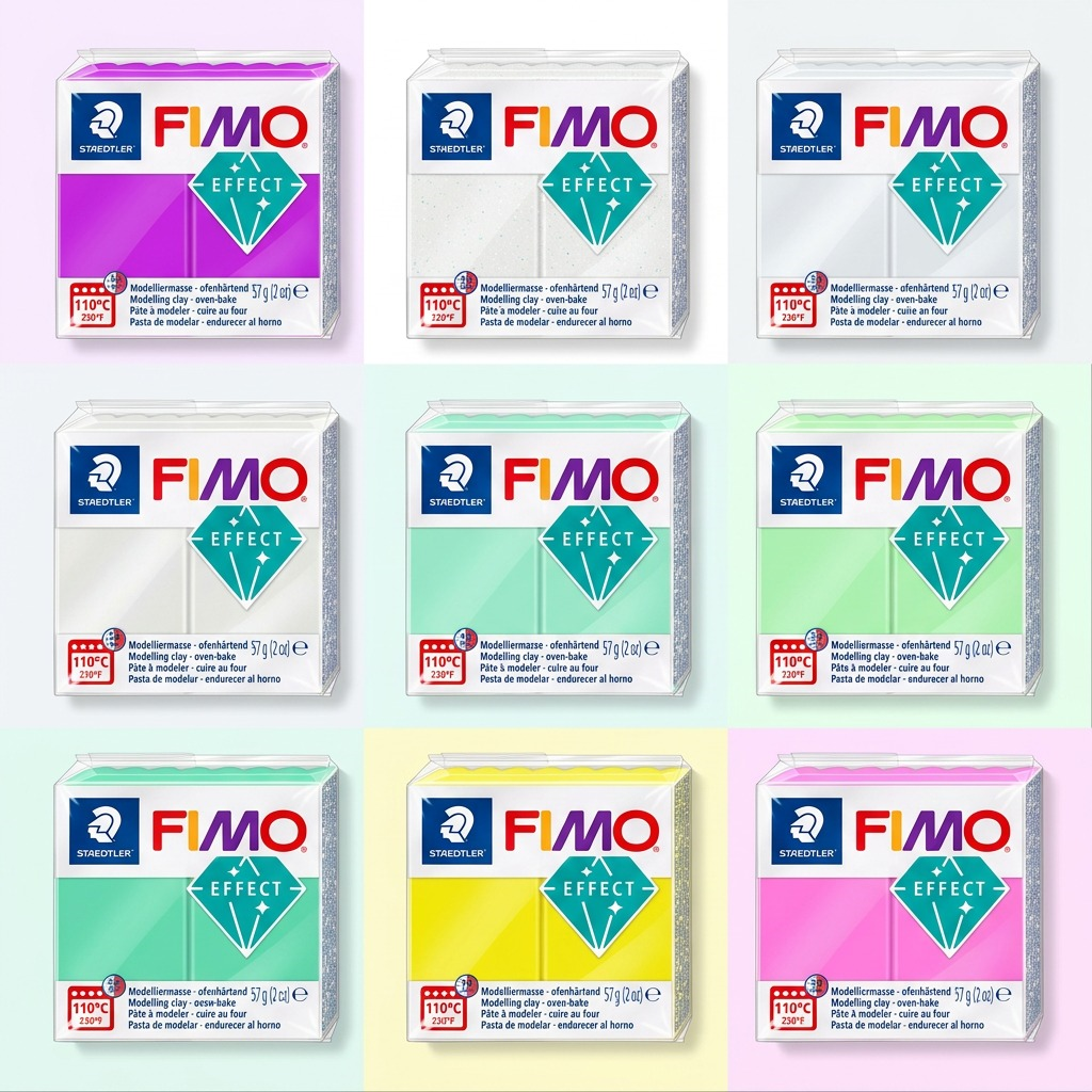 FIMO Effect Neon – Pâte violet néon 57 g, réf. 8010-601 — vue 5