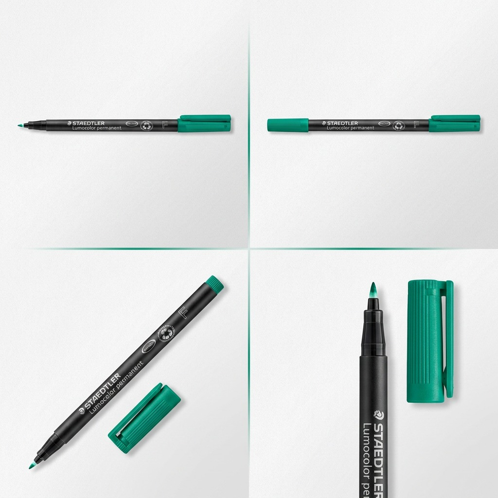 STAEDTLER Lumocolor – Marqueur permanent fin vert, réf. 318-5-10 — vue du produit 5