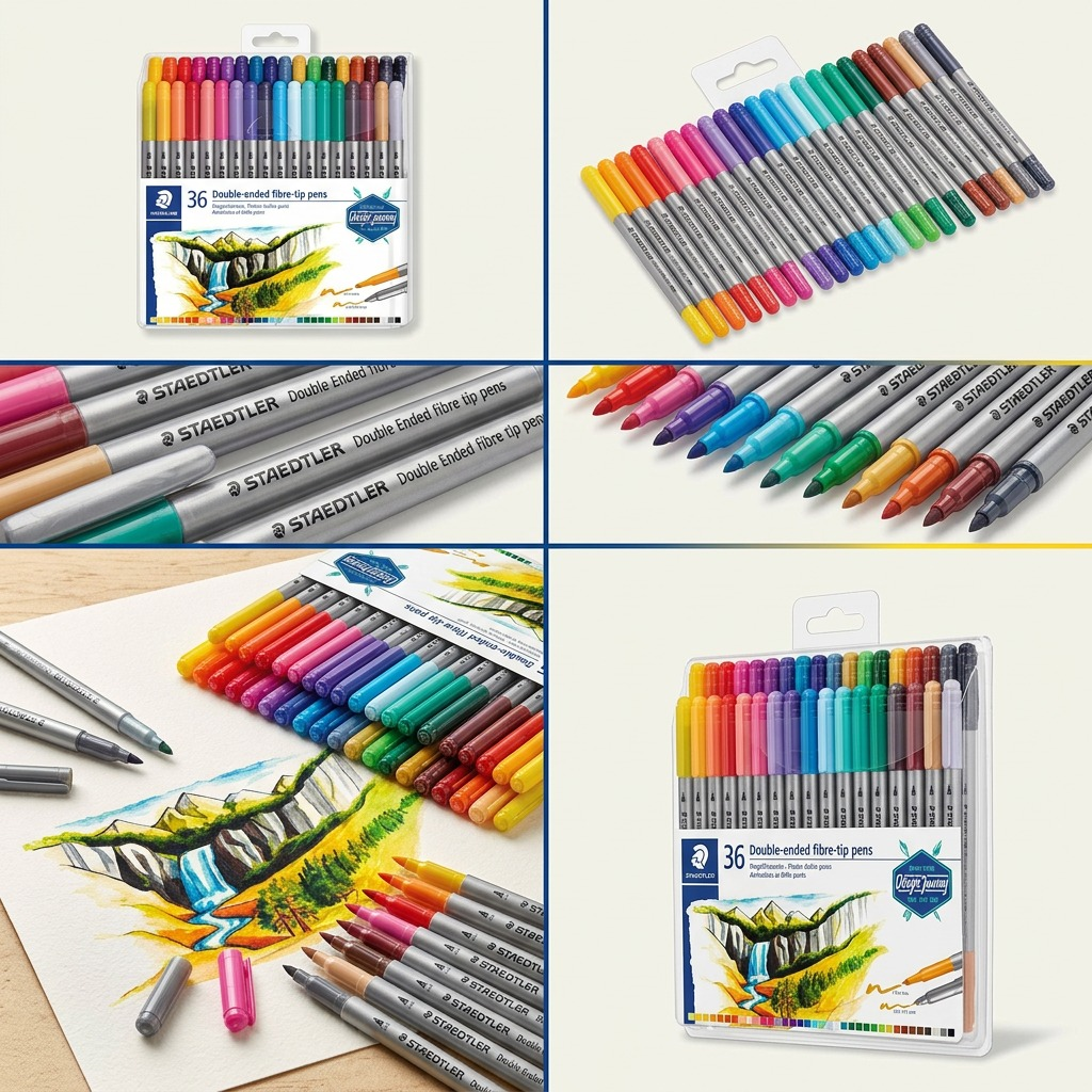 STAEDTLER 72 feutres à double pointe, réf. 3200-TB72-02 — vue du produit 5