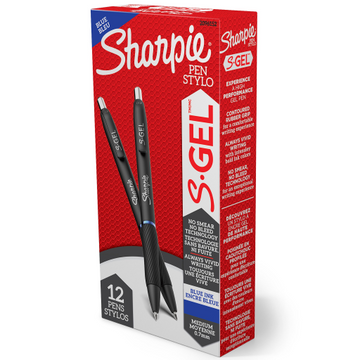 Sharpie S-Gel, Gel Pen, Medium Point (0.7 mm), Blue Ink Gel Pen, 1 Count