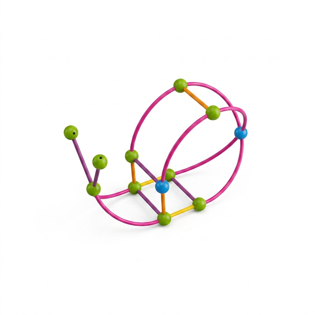 High-res hero shot of assembled busy play skeletal structure.