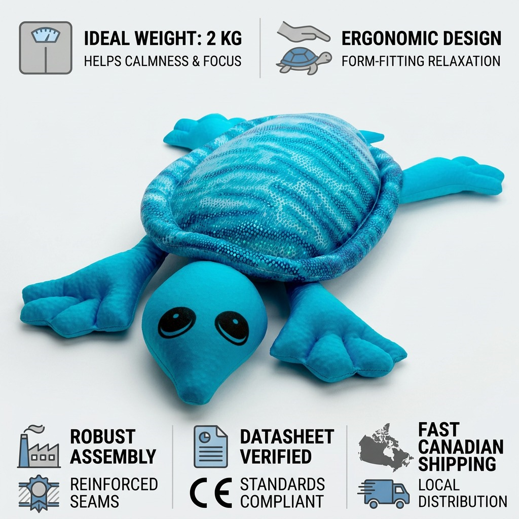 An infusion of trust: fdmt Weighted Turtle, 2kg, features reinforced seams, verified quality, and fast shipping.