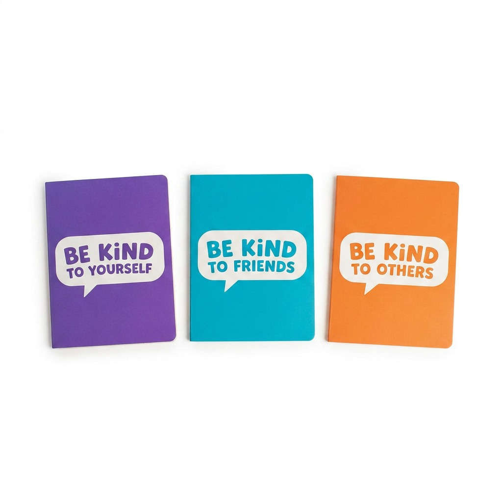 A clean group shot of the fdmt Jumbo Classroom Kindness individual component cards without packaging.