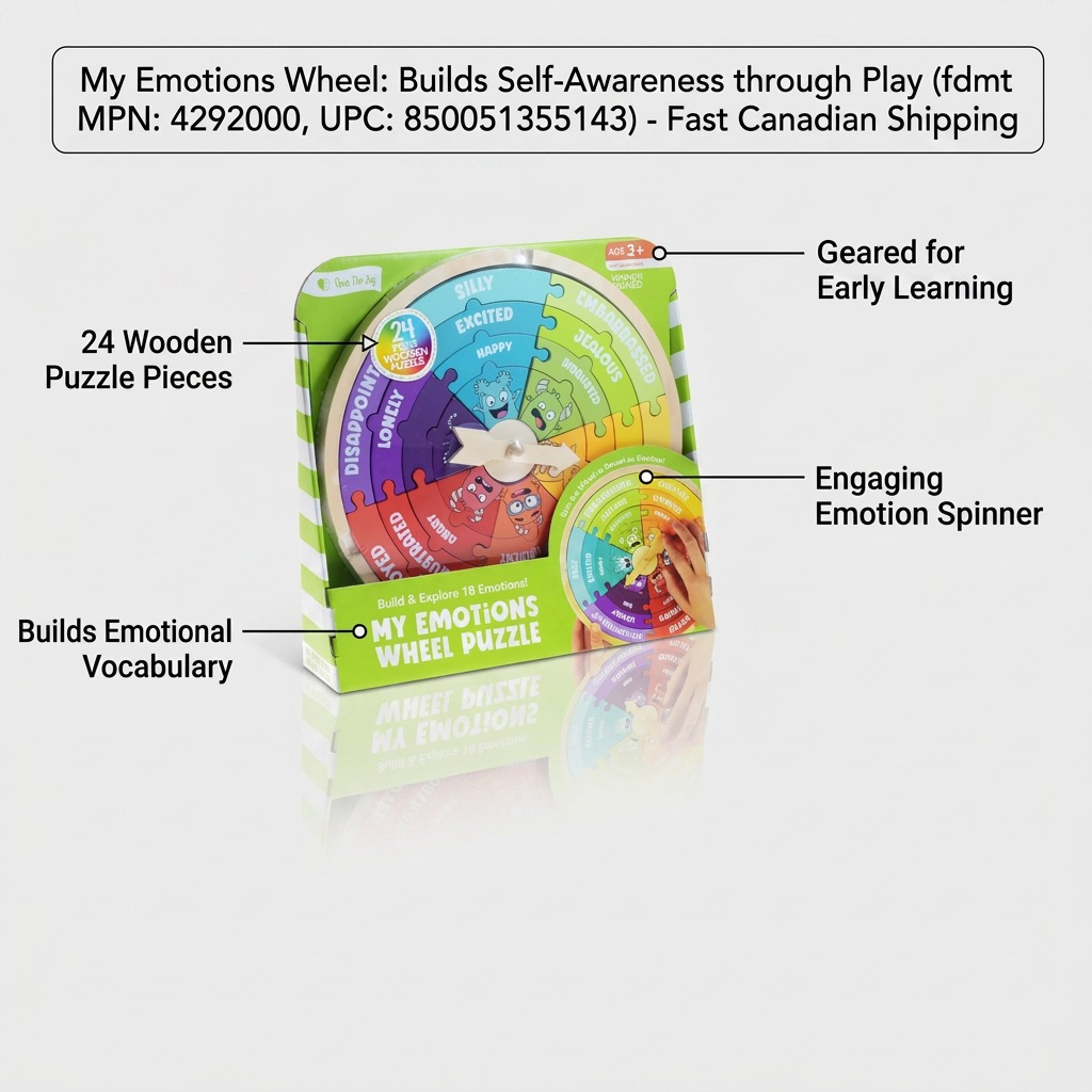 A polished ecommerce image of fdmt's My Emotions Wheel for operational feature callouts.