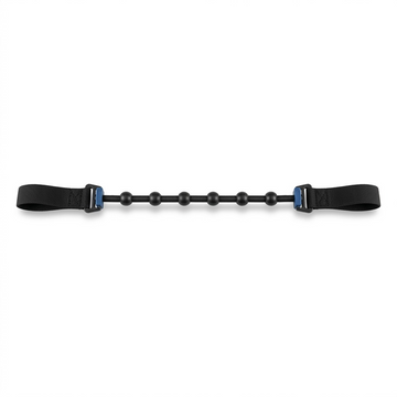 fdmt Universal Bouncy Band for chairs with black flexible cord, sensory beads, and adjustable straps.